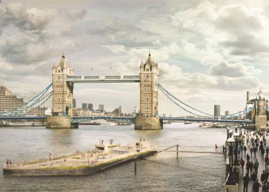 Studio Octopi, Thames Baths, London, Projekt 2015 (Visualisierung: Studio Octopi / Picture Plane)
