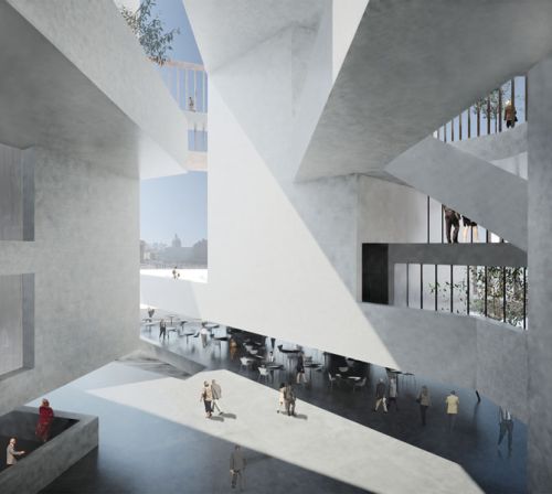 Grafton Architects, Universität Toulouse, Capitole, Visualisierung, Entwurf 2009