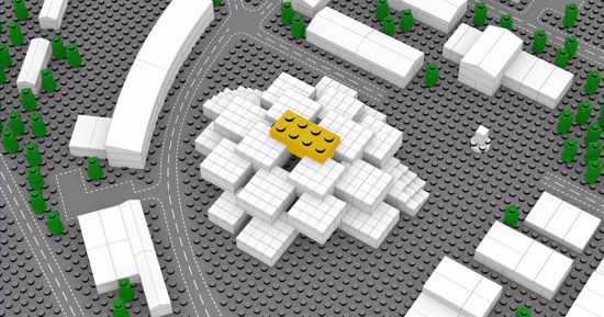 BIG, Lego Experience Center, Konzept (Visualisierung © Lego)