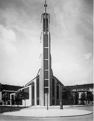 Otto Bartning, Gustav-Adolf-Kirche, Berlin, 1934 (Foto: Emil Leitner © Otto-Bartning-Archiv TU Darmstadt)
