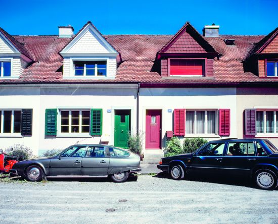 Einfamilienhäuser Hardturmstrasse («Bernoulli-Häuser»), Zürich. 1923–1930, in Zusammenarbeit mit Kündig & Oetiker (Foto: Cédric Eisenring und Andreas Koller)
