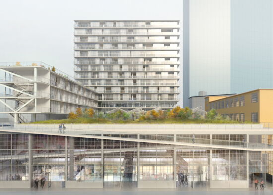 Der Beitrag von Lacaton & Vassal verbindet Alt mit Neu (Bild: Lacaton & Vassal)