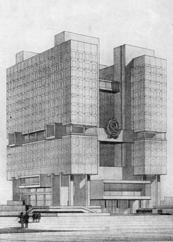 Lev Misoshnikov, House of Soviets, Kaliningrad, 1970