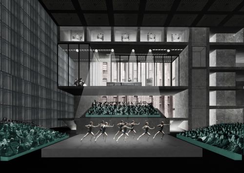 OMA, The Factory, Manchester, Visualisierung, Entwurf 2017