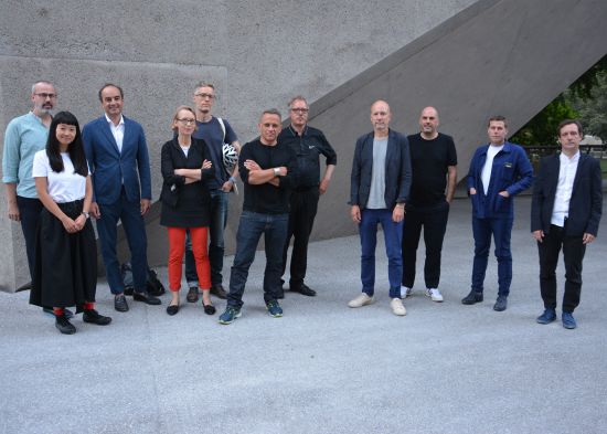 von links nach rechts: Matthias Kyburz, Ji Min An, Thomas Padmanabhan, Anna Jessen, Martin Bucher, Gus Wüstemann, Hubertus Adam, Andreas Bründler, Andreas Reinhardt, Sergio Marazzi, Reto Gmür (es fehlt: Johannes Saurer)