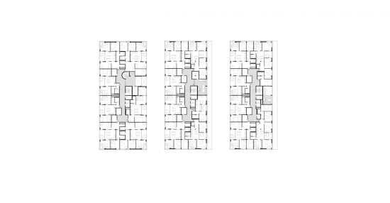Enzmann Fischer, Moeraki, Grundrisse Obergeschosse