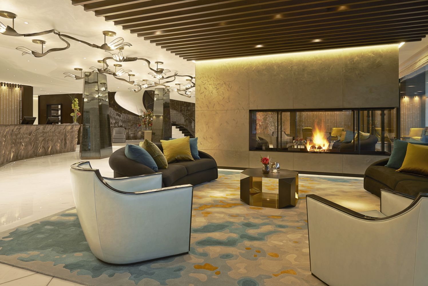 Die Lobby mit der Rezeption