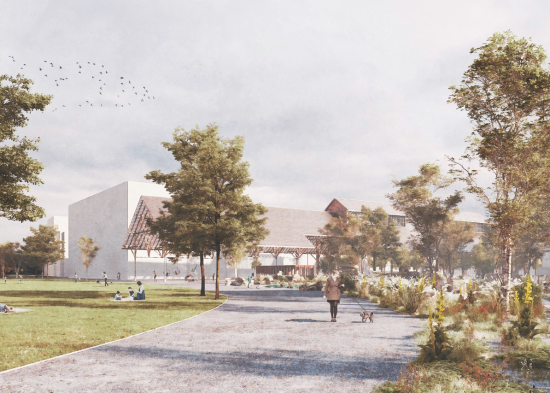 Krebs und Herde Landschaftsarchitekten, Quartierspark «Wild at Heart», Visualisierung