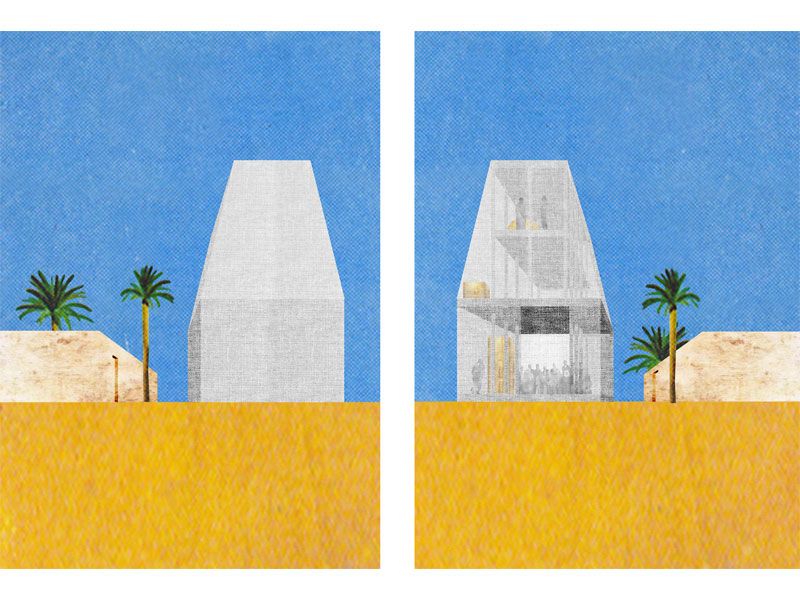 OFFICE Kersten Geers David Van Severen, Dars, Muharraq, 2012 (Visualisierung: OFGDVS)