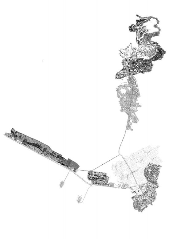 Cement plant (drawing: Shen He)