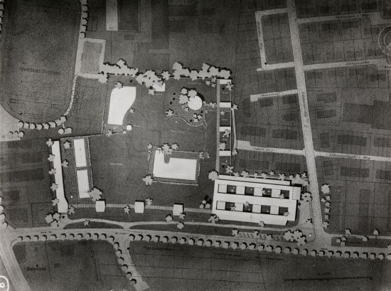 Max Frisch, Freibad Letzigraben, Zürich, Modell (Foto © Max-Frisch Archiv)