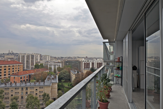 Umbau Tour Bois Le Prêtre, Paris: Alle Wohnunge erhielten zusätzliche Wintergärten und Balkone.