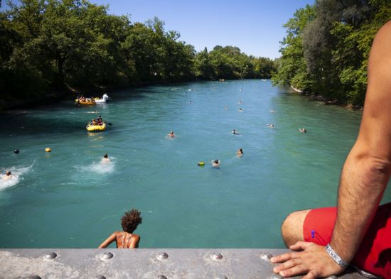 Flussschwimmen, Bern (Foto: Lucia de Mosteyrin Munoz)