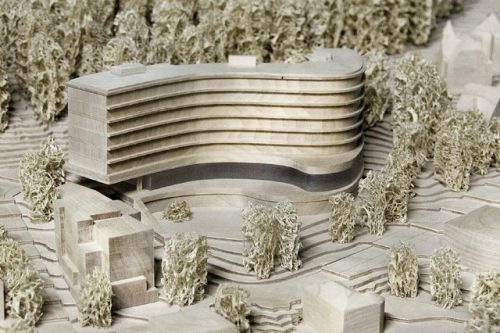 Meili, Peter & Partner Architekten, Waldhaus Dolder, Modell, Zürich, Planungsstand 2016