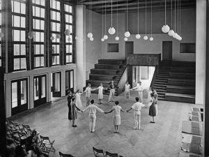 Otto Bartning, Musikheim, Haupthalle, Frankfurt an der Oder, 1929 © Atelier Leopold Haase & Co.