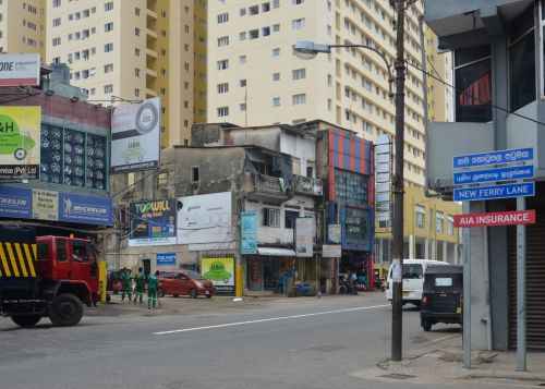 In Colombo, informal houses and shops are increasingly overshadowed by a growing number of new high-rise developments.