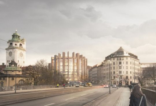 Wulf Architekten mit Club 94 und Theapro, Generalsanierung Kulturzentrum Gasteig, München-Haidhausen, Wettbewerb 2018, Visualisierung