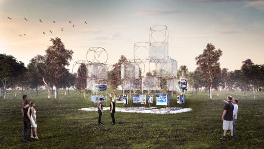 Serpentine Sommer Haus, Yona Friedman