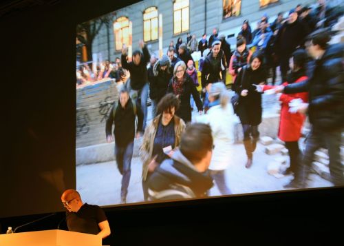 Sebastian Holzhausen zeigte den Progr-Hof in Bern.