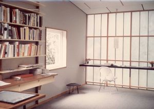 Berta Rahm, Saffa Pavillon 1958, Innenraum (Foto aus: International Archive of Women in Architecture, Virginia Polytechnic Institute and State University, Blacksburg)