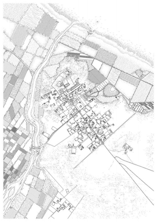 pilgrimage plateau (drawing: Ellen Reinhard)
